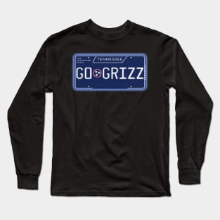 TN License Plate- GO GRIZZ Long Sleeve T-Shirt